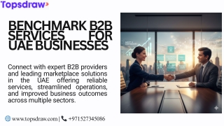Benchmark B2B Services for UAE Businesses | Topsdraw
