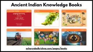 Discover the Timeless Wisdom — Books on Ayurveda, Yoga & Ancient Indian Heritage