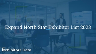 Expand North Star Exhibitor List 2023
