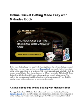 Online Cricket Betting Made Easy with Mahadev Book (2)
