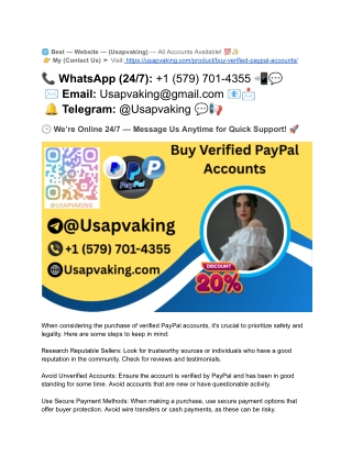 How to Securely Buy Verified PayPal Accounts