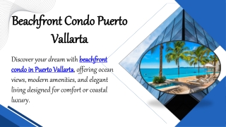 Beachfront Condo Puerto Vallarta