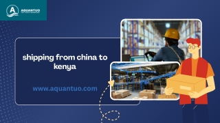 Fast & Reliable Shipping from China to Kenya