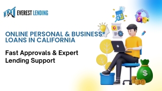 Apply Online for Personal & Business Loans in California, USA