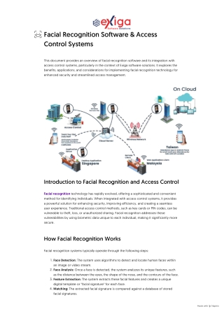 Facial Recognition Software & Access Control Systems