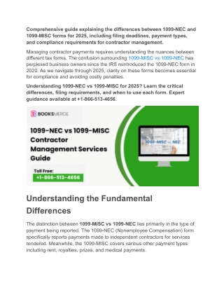 1099-NEC vs 1099-MISC Guide 2025 _ Key Differences Explained
