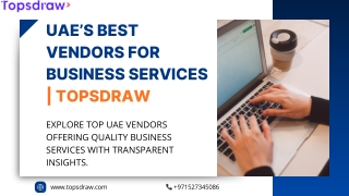 Where UAE Businesses Find Top Vendors | Topsdraw