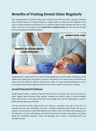 Best Dentist in Hakikat Nagar - Advance Dental Clinic
