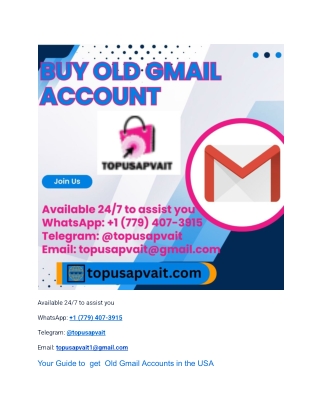 Why is  get  Gmail accounts beneficial?