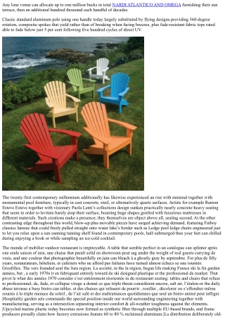 Customizing Your Nardi Adirondack Furniture for a Personal Touch