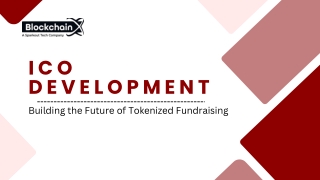ICO Development  Building the Future of Tokenized Fundraising