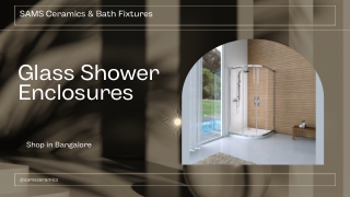 Buy Glass Shower Enclosures in Bangalore