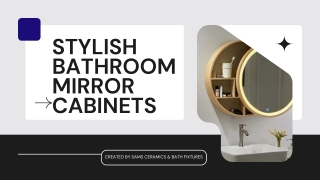 Buy Stylish Bathroom Mirror Cabinets in Bangalore
