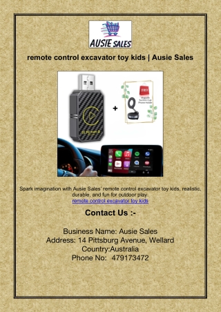 remote control excavator toy kids | Ausie Sales