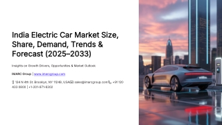 India Electric Car Market Outlook 2025-2033