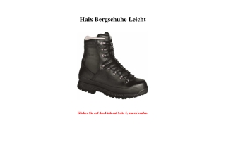 0252 Haix Bergschuhe Leicht
