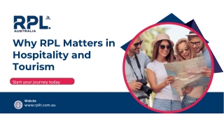 RPL for Hospitality & Tourism – Fast-Track Your Qualification
