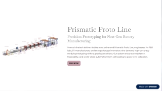 End-to-End Process Flow with Semco's Prismatic Proto Line