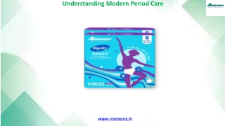 Understanding Modern Period Care