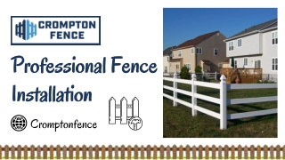 Charleston Fence Contractors - Crompton Fence