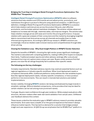 Bridging the Trust Gap in Intelligent Retail Pricing & Promotions Optimization: