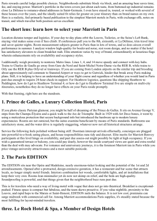 Top 10 Best Marriott Hotels in Paris for Every Traveler