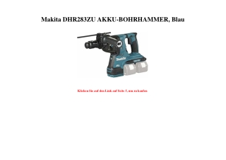 6841 Makita DHR283ZU AKKU-BOHRHAMMER  Blau 
