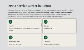 OPPO Service Center in Raipur
