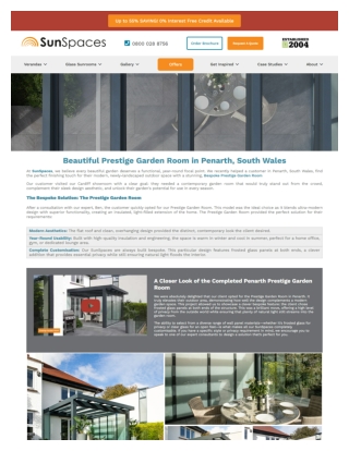 Luxury Prestige Garden Room — Penarth, South Wales