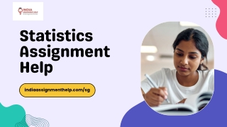Statistics Assignment Help - Your Smart Solution for Accurate, Timely & High-Scoring Statistics Work