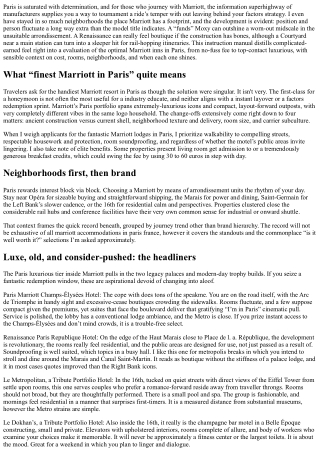 Budget to Boutique: Comparing the Best Marriott Hotels in Paris