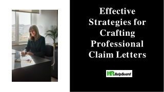 Claim Letter Template