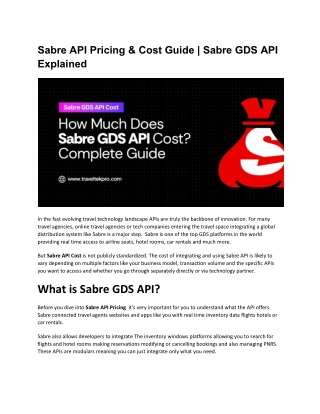 Sabre API Pricing & Cost Guide _ Sabre GDS API Explained