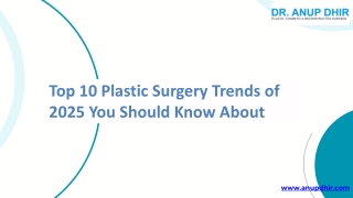 Top 10 Plastic Surgery Trends of 2025 You Should Know About