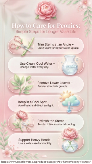How to Care for Peonies- Simple Steps for Longer Vase Life?