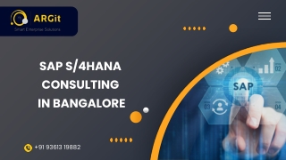 SAP-S4HANA-CONSULTING-IN-BANGALORE