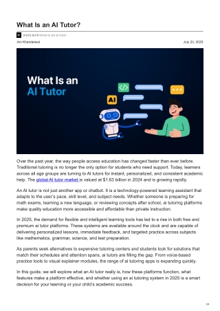 ment.tech-What Is an AI Tutor