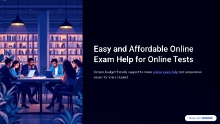 Easy and Affordable Online Exam Help for Online Tests