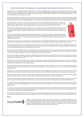 Strike Pack Horizon Vista DualSense - Transforming Your Standard Controller for Pro Play