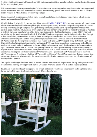 The Benefits of Nardi Adirondack Furniture for Relaxation and Leisure