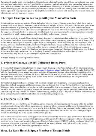 Top 10 Best Marriott Hotels in Paris for Every Traveler