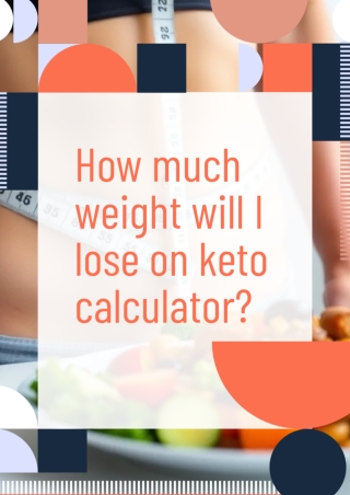 How much weight will I lose on keto calculator