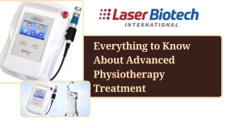 Everything to Know About Advanced Physiotherapy Treatment