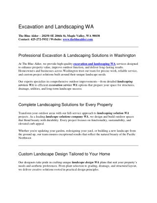 Landscaping Solution WA