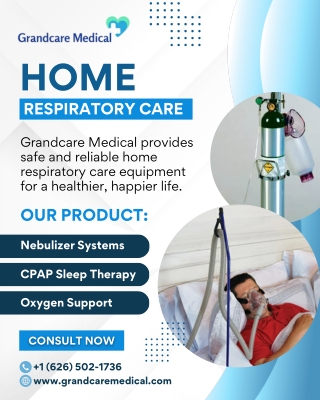 Nebulizer Systems, CPAP Therapy & Oxygen Support for Home