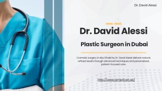 Plastic Surgeon in Dubai - Dr. David Alessi