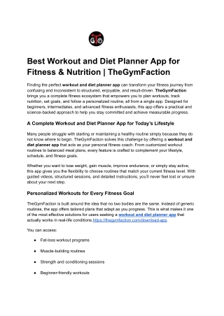 Best Workout and Diet Planner App for Fitness & Nutrition _ TheGymFaction (1)