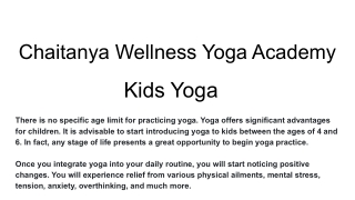Chaitanya Wellness Yoga Academy kids yoga (1)