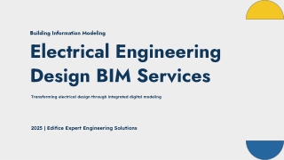Comprehensive Electrical Engineering & BIM Design Services – USA & Global Projec