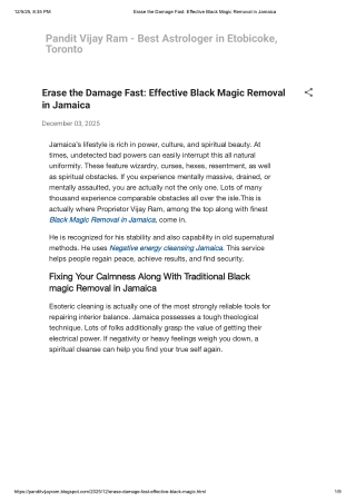 Erase the Damage Fast_ Effective Black Magic Removal in Jamaica